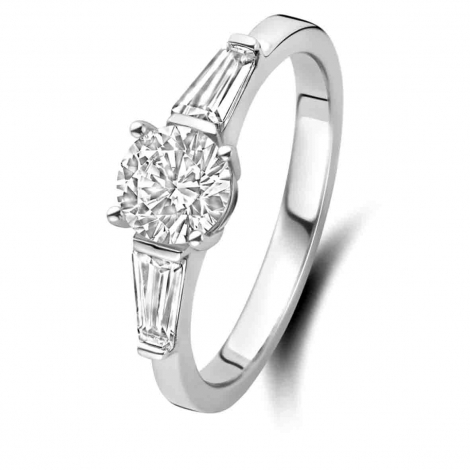 Bague Trilogie Art Deco 0.80 ct