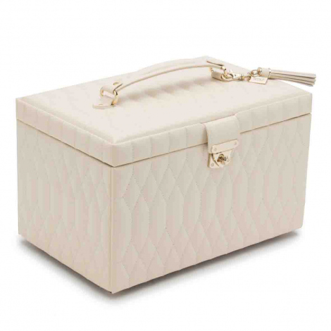 Bote  Bijoux de Voyage Wolf 1834 - Caroline Large Jewelry Case Ivoire