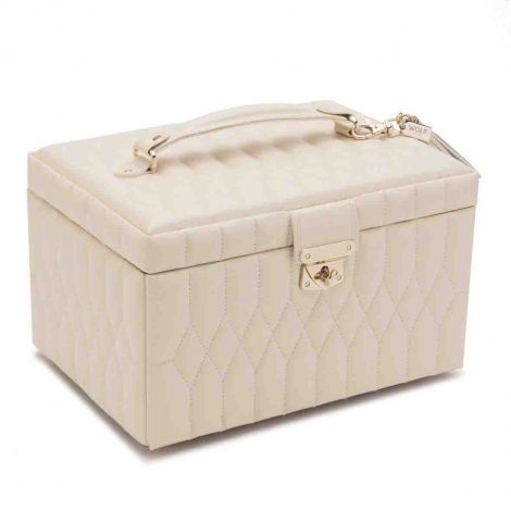 Bote  Bijoux de Voyage Wolf 1834 - Caroline Medium Jewelry Case - Ivoire