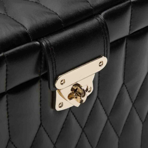 Bote  Bijoux de Voyage Wolf 1834 - Caroline Medium Jewelry Case - Noir