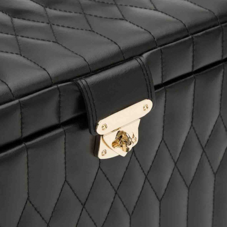 Bote  Bijoux de Voyage Wolf 1834 - Caroline XLarge Jewelry Case- Noir