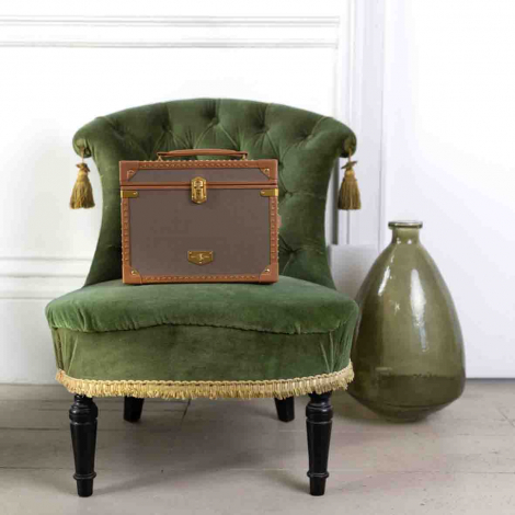 Bote  Bijoux de Voyage Wolf 1834 - Ida Trunk Jewellery Box - Kaki