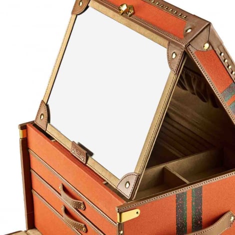 Bote  Bijoux de Voyage Wolf 1834 - Ida Trunk Jewellery Box - Orange