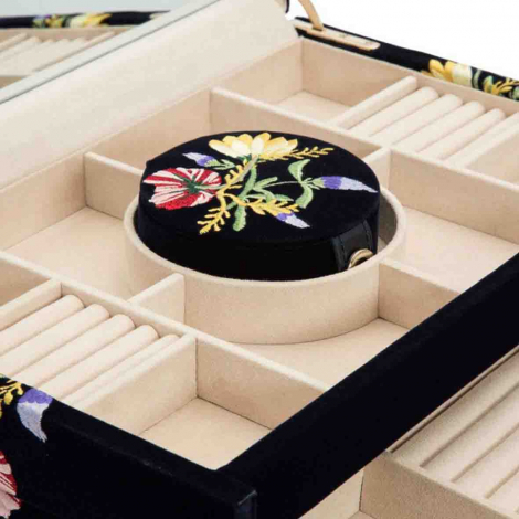 Bote  Bijoux de Voyage Wolf 1834 - Zoe Large Jewelry Box - Indigo