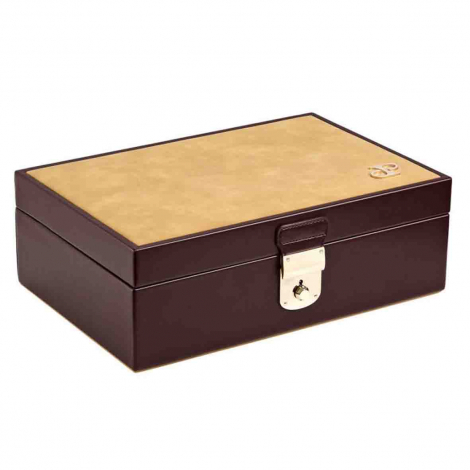 Bote  Bijoux et Montres Wolf 1834 - Philipp Watch and Jewellery Lifestyle Box - Chestnut