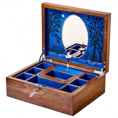 Bote  Bijoux Musical Wolf 1834 - Ballet Musical Jewellery Box 