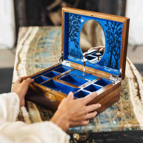 Bote  Bijoux Musical Wolf 1834 - Ballet Musical Jewellery Box 