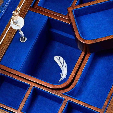 Bote  Bijoux Musical Wolf 1834 - Ballet Musical Jewellery Box 