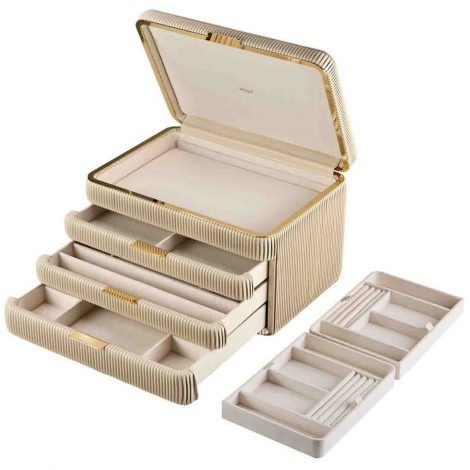 Boîte à Bijoux Wolf 1834 - Bella Armoire Jewelry Box - Bone
