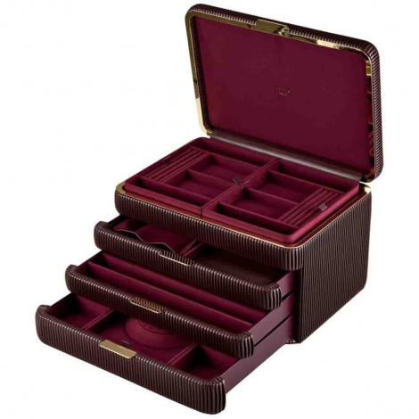 Boîte à Bijoux Wolf 1834 - Bella Armoire Jewelry Box - Bordeaux