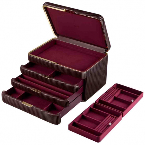 Boîte à Bijoux Wolf 1834 - Bella Armoire Jewelry Box - Bordeaux