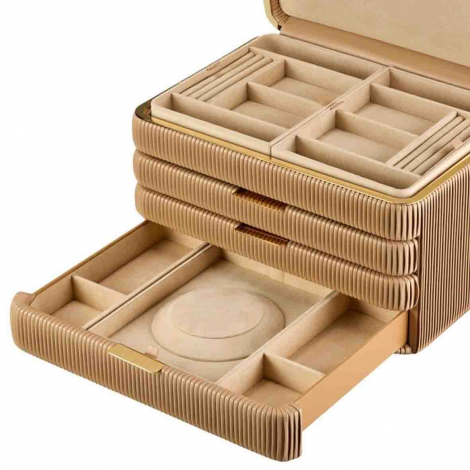 Boîte à Bijoux Wolf 1834 - Bella Armoire Jewelry Box - Mocha