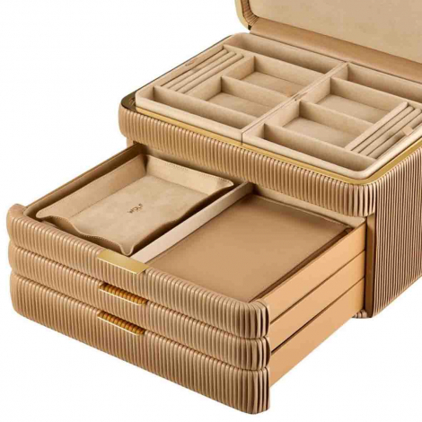 Boîte à Bijoux Wolf 1834 - Bella Armoire Jewelry Box - Mocha