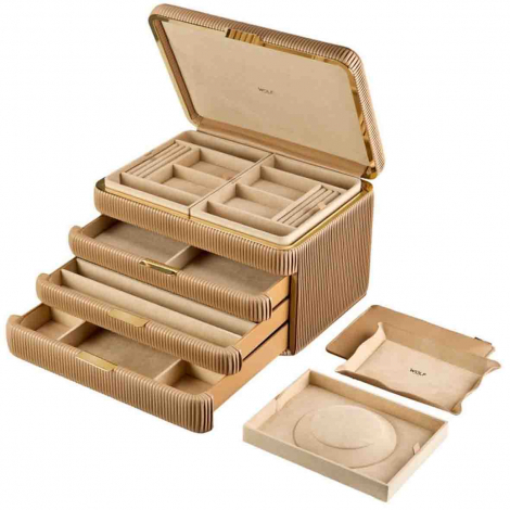 Boîte à Bijoux Wolf 1834 - Bella Armoire Jewelry Box - Mocha