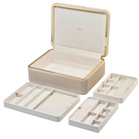 Bote  Bijoux Wolf 1834 - Bella Large Jewellery Box - Bone