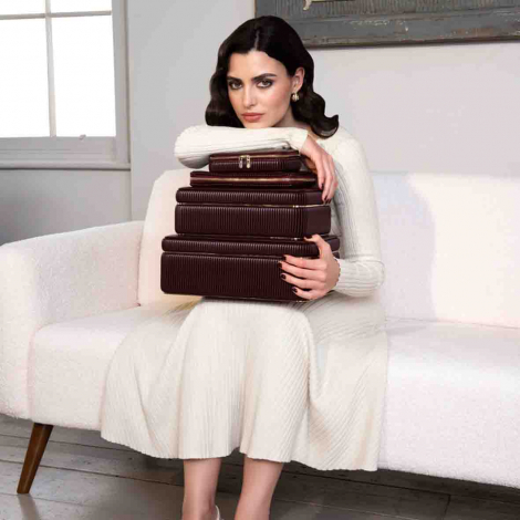 Bote  Bijoux Wolf 1834 - Bella Large Jewellery Box - Bordeaux