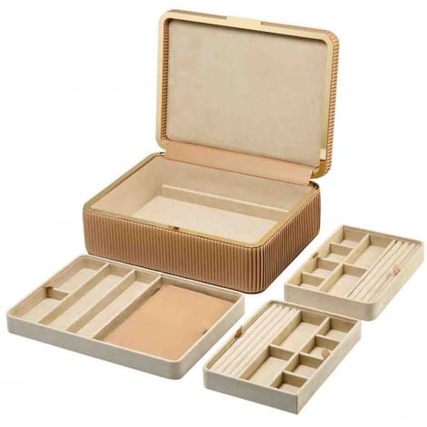Bote  Bijoux Wolf 1834 - Bella Large Jewellery Box - Mocha