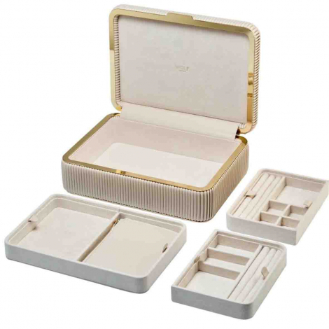 Bote  Bijoux Wolf 1834 - Bella Medium Jewellery Box - Bone