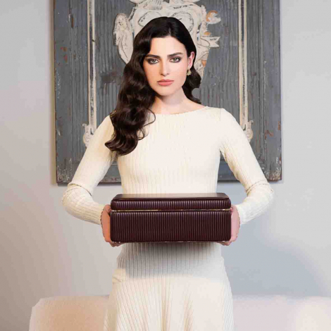 Bote  Bijoux Wolf 1834 - Bella Medium Jewellery Box - Bordeaux