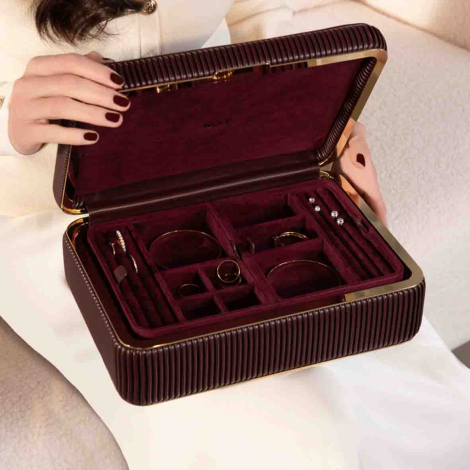 Bote  Bijoux Wolf 1834 - Bella Medium Jewellery Box - Bordeaux