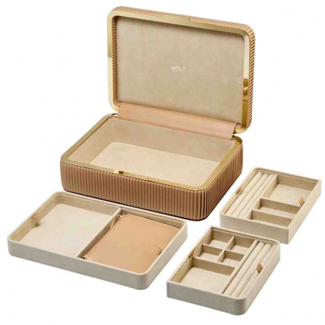 Bote  Bijoux Wolf 1834 - Bella Medium Jewellery Box - Mocha