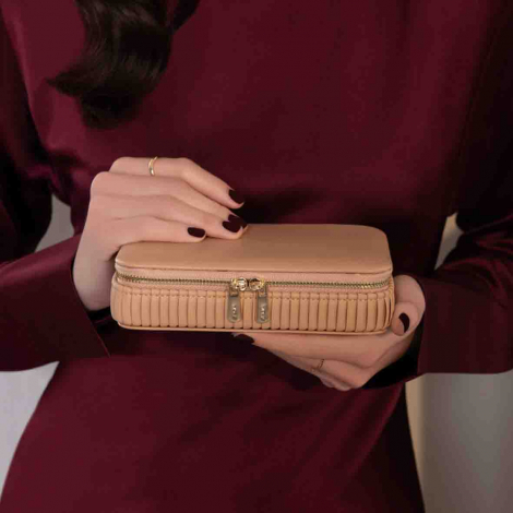 Bote  Bijoux Wolf 1834 - Bella Zip Case - Mocha
