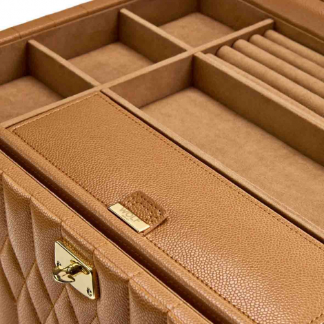 Bo�te � Bijoux Wolf 1834 - Lauren Extra Large Jewellery Box - Caramel