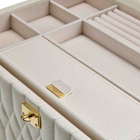 Bo�te � Bijoux Wolf 1834 - Lauren Extra Large Jewellery Box - Ivoire
