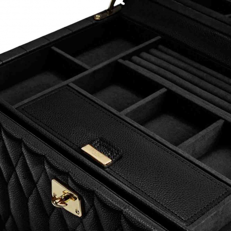 Bo�te � Bijoux Wolf 1834 - Lauren Large Jewellery Box - Noir