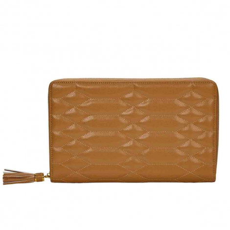 Boîte à Bijoux Wolf 1834 - Lauren Large Portfolio - Caramel à combiner