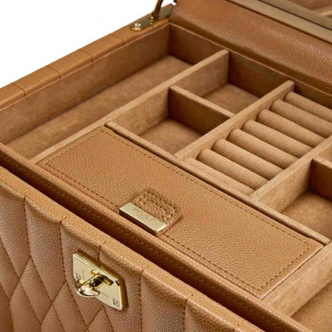 Bo�te � Bijoux Wolf 1834 - Lauren Medium Jewellery Box - Caramel