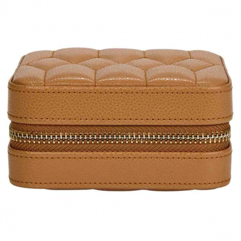 Boîte à Bijoux Wolf 1834 - Lauren Zip Travel Case - Caramel à combiner
