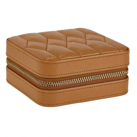 Boîte à Bijoux Wolf 1834 - Lauren Zip Travel Case - Caramel