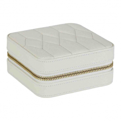 Boîte à Bijoux Wolf 1834 - Lauren Zip Travel Case - Ivoire