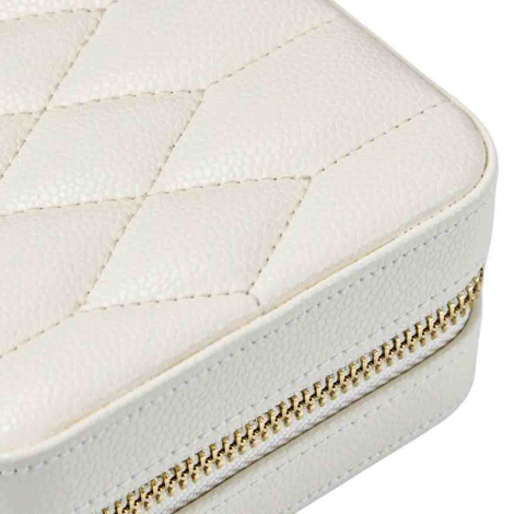 Boîte à Bijoux Wolf 1834 - Lauren Zip Travel Case - Ivoire