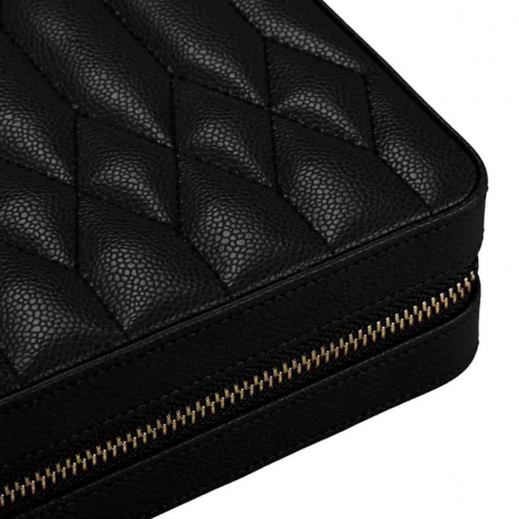 Boîte à Bijoux Wolf 1834 - Lauren Zip Travel Case - Noir