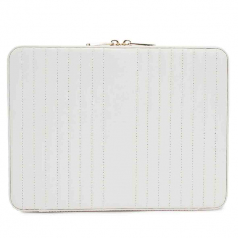 Bote  Bijoux Wolf 1834 - Maria Large Zip Case - Blanc