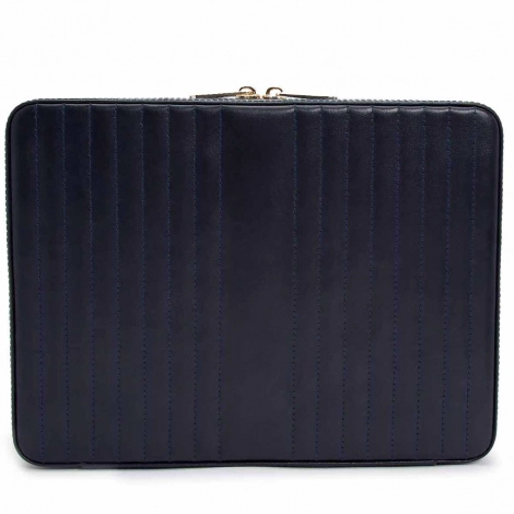 Bote  Bijoux Wolf 1834 - Maria Large Zip Case - Bleu Navy