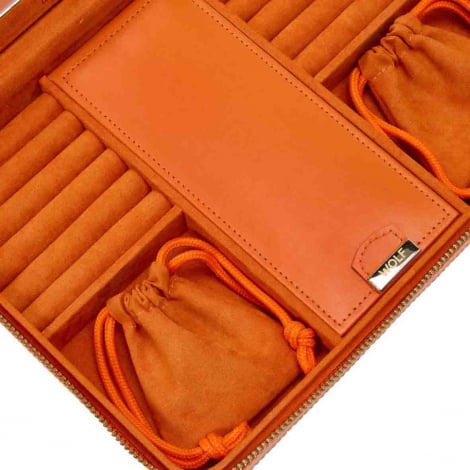 Bote  Bijoux Wolf 1834 - Maria Large Zip Case - Orange