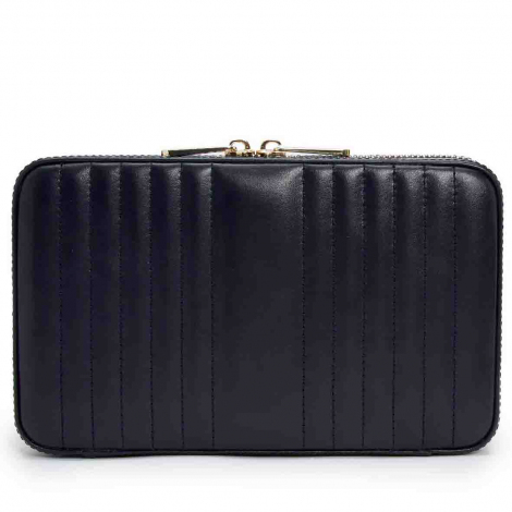 Bote  Bijoux Wolf 1834 - Maria Medium Zip Case - Bleu Navy