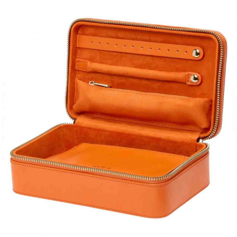 Bote  Bijoux Wolf 1834 - Maria Medium Zip Case - Tangerine
