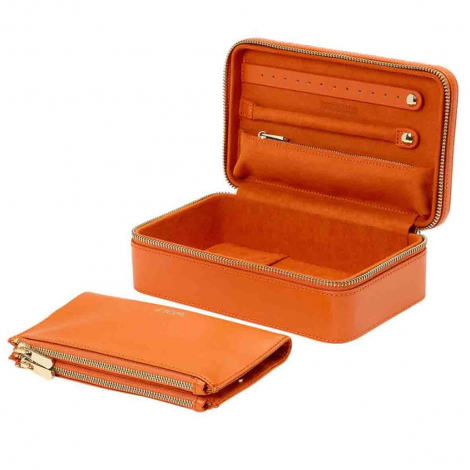 Bote  Bijoux Wolf 1834 - Maria Medium Zip Case - Tangerine