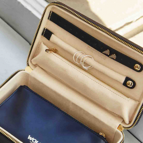 Bote  Bijoux Wolf 1834 - Maria Medium Zip Case - Tangerine