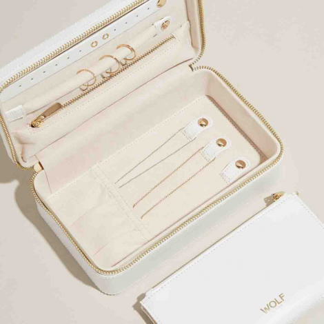 Bote  Bijoux Wolf 1834 - Maria Medium Zip Case - Tangerine