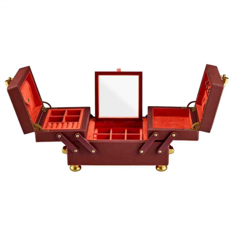 Bo�te � Bijoux Wolf 1834 - Marla Aaron Baby Everything Box - Bordeau