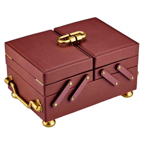 Bo�te � Bijoux Wolf 1834 - Marla Aaron Baby Everything Box - Bordeau