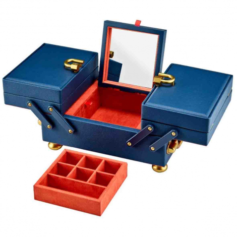 Bote  Bijoux Wolf 1834 - Marla Aaron Baby Everything Box - Navy