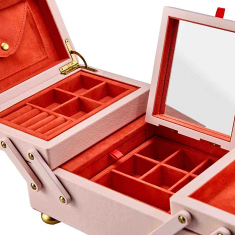 Bote  Bijoux Wolf 1834 - Marla Aaron Baby Everything Box - Pink