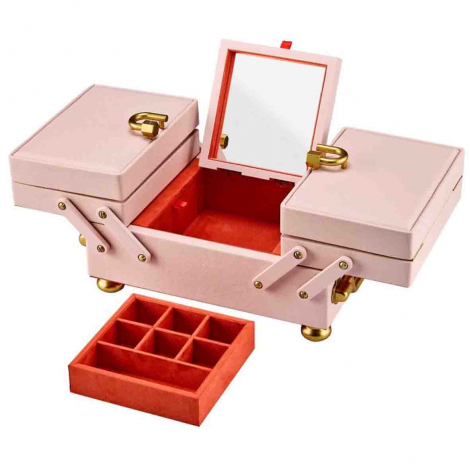 Bote  Bijoux Wolf 1834 - Marla Aaron Baby Everything Box - Pink