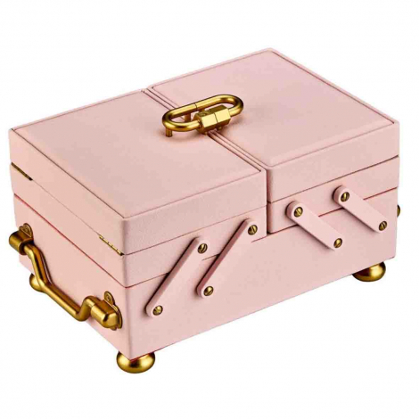 Bote  Bijoux Wolf 1834 - Marla Aaron Baby Everything Box - Pink
